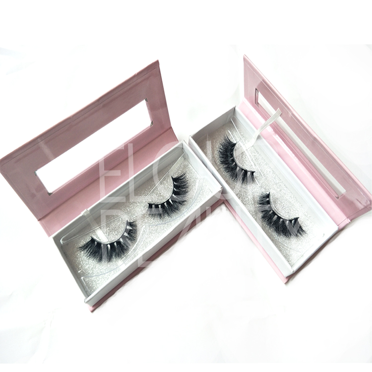 Custom package natural vegan full 3D mink eyelashes vendor China EL24 